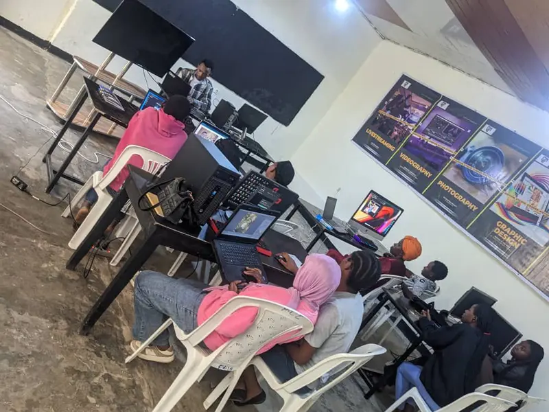 Training classroom at Goshen Motion Studio