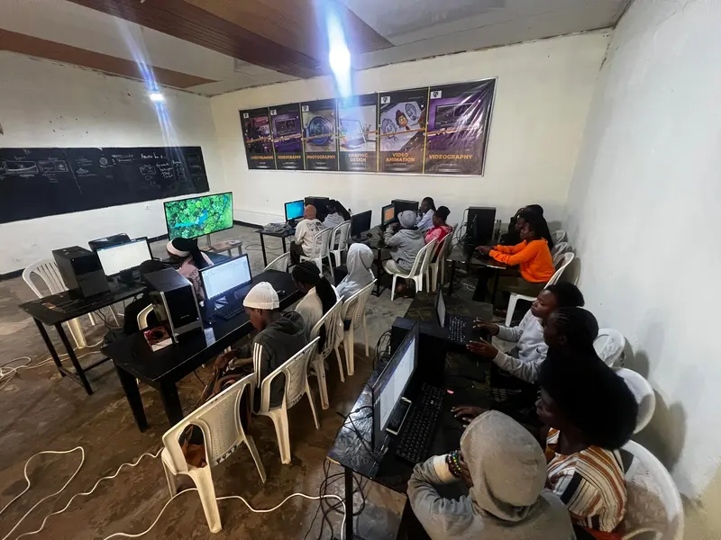 Editing workspace at Goshen Motion Studio